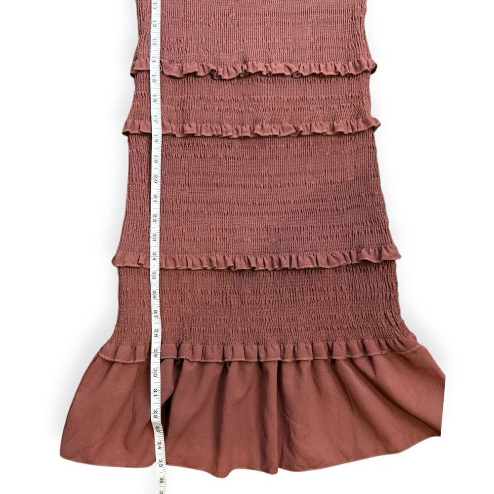 Altar’d State Ruched Ruffle Mini Dress NWT - Picture 6 of 8